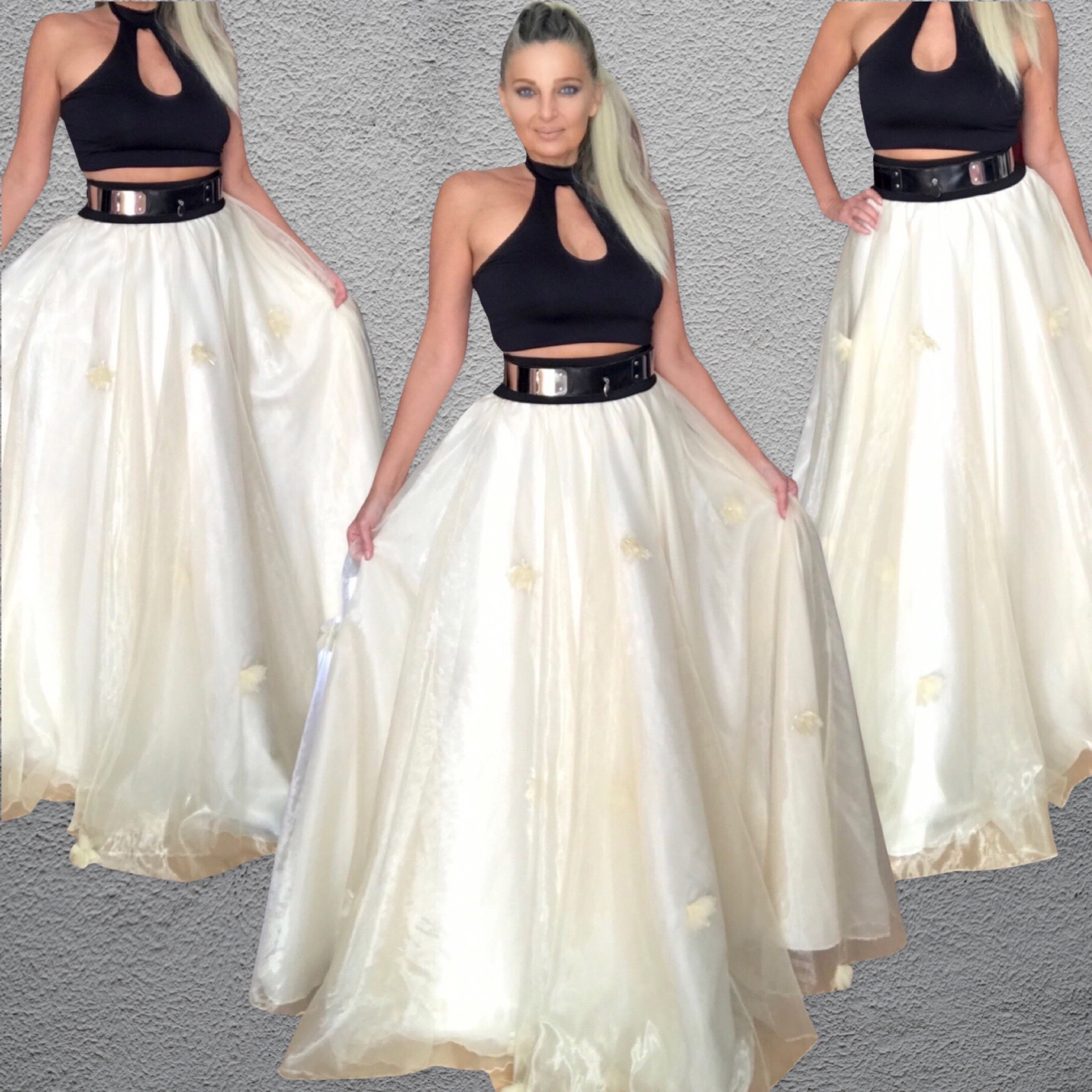 Dlouhá společenská sukně BOROS SK-L-ORG 06